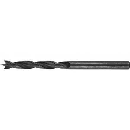 ЗУБР. Сверло спиральное по дереву с М-образной заточкой, сталь 65Г, 5х85мм 29421-085-05 купить в Ноябрьске