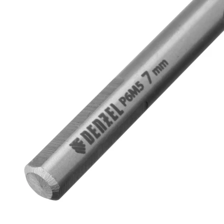 Сверло спиральное по металлу Denzel 7,0 x 109 мм, Р6М5, Golden Tip, 718237 купить в Ноябрьске