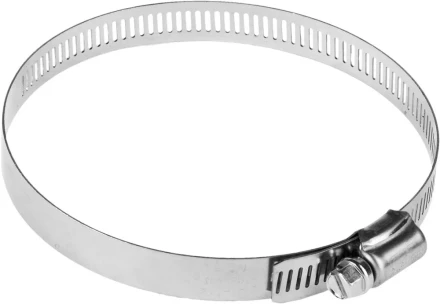 Хомуты ЗУБР &quot;ЭКСПЕРТ&quot;, нерж. сталь, просечная лента 12 мм, 91-114 мм, 2 шт 37815-091-114-2 купить в Ноябрьске