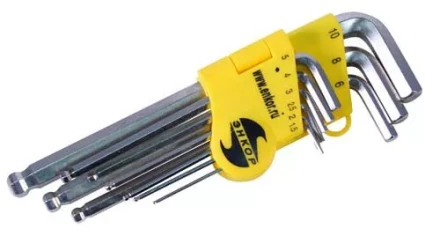 Набор шестигранников с шаром 9 штук блистер Энкор 20895 купить в Ноябрьске