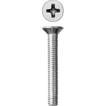 Винт DIN 965, M6 x 50 мм, 5 шт, кл. пр. 4.8, оцинкованный, ЗУБР 303116-06-050 купить в Ноябрьске