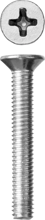 Винт DIN 965, M6 x 50 мм, 5 шт, кл. пр. 4.8, оцинкованный, ЗУБР 303116-06-050 купить в Ноябрьске
