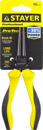 Круглогубцы STAYER &quot;PROTech&quot;, эксцентриковое расположение шарнира, 160мм 22027-8-16_z02 купить в Ноябрьске