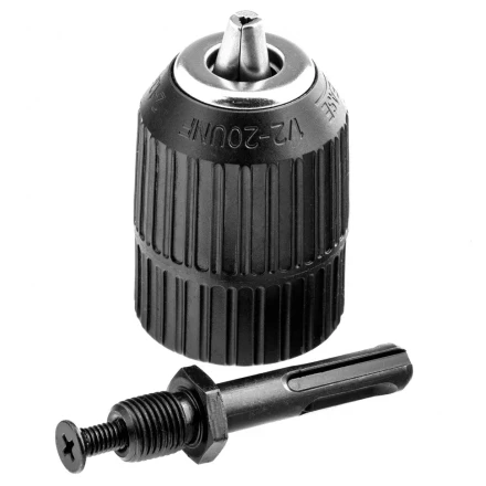 Патрон для дрели быстрозажимной 2-13 мм 1/2 адаптер SDS Plus Сибртех 168097 купить в Ноябрьске