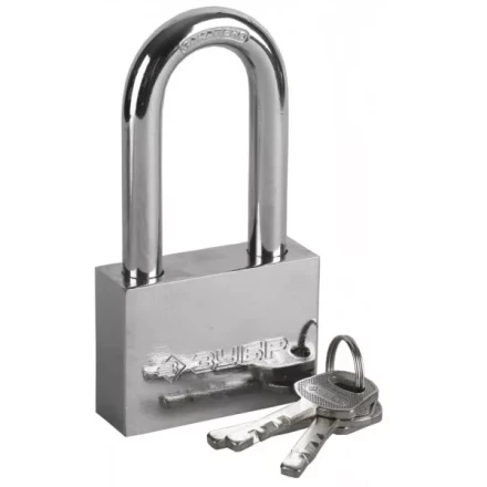 Замок ЗУБР &quot;МАСТЕР&quot; навесной, стальной корпус, закаленная удлиненная дужка, 60мм 3710-60-1 купить в Ноябрьске