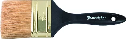 Кисть плоская &quot;Профи&quot; 4&quot; натуральная щетина пластмассовая ручка  MATRIX 83165 купить в Ноябрьске