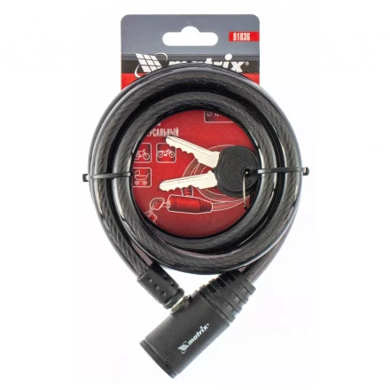 Замок тросовый универсальный 12 х 1200 мм Matrix 91836 купить в Ноябрьске