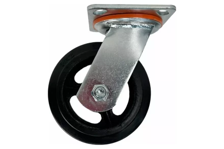 Аппаратное поворотное колесо большегрузное HITCH 152*50 резина черная SCd63 (SZ084997) купить в Ноябрьске