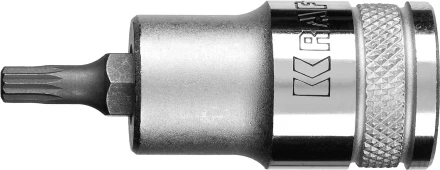 Торцовая бита-головка KRAFTOOL &quot;INDUSTRIE QUALITAT&quot;, материал S2, SPLINE, сатинированная, 1/2&quot;, M5 27911-05_z01 купить в Ноябрьске