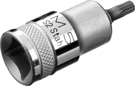 Торцовая бита-головка KRAFTOOL &quot;INDUSTRIE QUALITAT&quot;, материал S2, SPLINE, сатинированная, 1/2&quot;, M5 27911-05_z01 купить в Ноябрьске