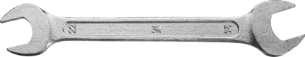 Ключ рожковый гаечный ЗУБР &quot;СТАНДАРТ&quot;, оцинкованный, 22х24мм 27115-22-24 купить в Ноябрьске