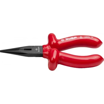 Тонкогубцы ЗУБР &quot;МАСТЕР&quot; &quot;ЭЛЕКТРИК&quot; диэлектрические, высоковольтные до ~1000В, 160мм 2214-3-16_z02 купить в Ноябрьске