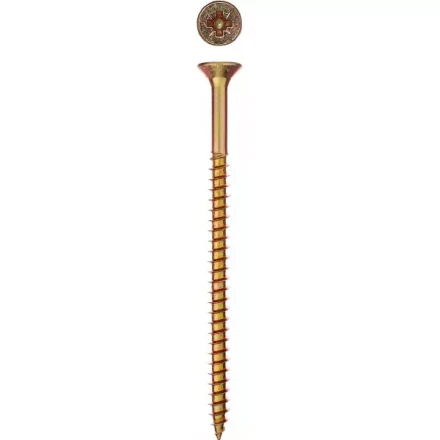 Шурупы ЗУБР &quot;МАСТЕР&quot; по дереву желтопассивированные, 5.0x60мм, 18шт 300396-50-060 купить в Ноябрьске