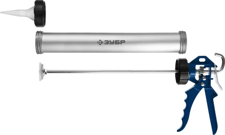 Пистолет для герметика ЗУБР &quot;ПРОФЕССИОНАЛ&quot;, закрытый, алюминиевый корпус, 600мл 06633-60 купить в Ноябрьске