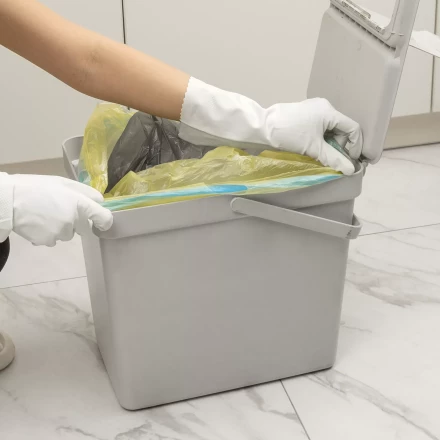 Пакеты для мусора с завязками 35 л x 15 шт. желтые, Home Palisad 927165 купить в Ноябрьске