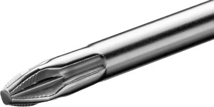 Отвертка KRAFTOOL, Cr-Mo-V сталь, двухкомпонентная противоскользящая рукоятка, PZ, №2x100мм 250073-2-100 купить в Ноябрьске