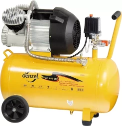 Компрессор пневматический масляный поршневой прямой привод DENZEL 58081