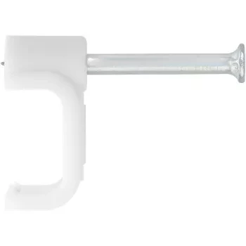 Скобы электроустановочные, 10 мм, прямоугольный профиль, 40 шт  СИБРТЕХ 47540 купить в Ноябрьске