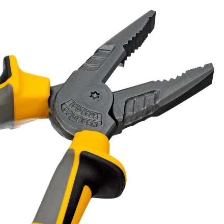 Плоскогубцы комбинированные 205 мм Denzel 17082, трехкомпонентные рукоятки купить в Ноябрьске