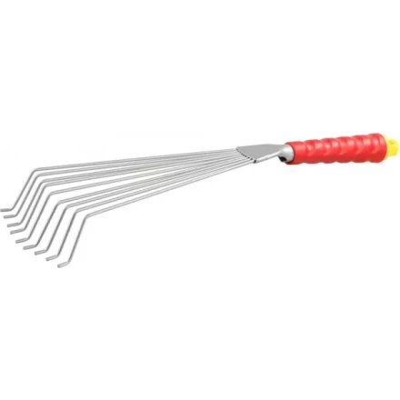 Грабельки GRINDA веерные с круглыми зубцами, из углеродистой стали с коннекторной системой, 460 мм 8-421451_z01 купить в Ноябрьске