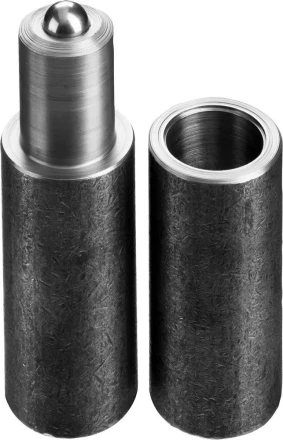 Петля СИБИН для металлических дверей, галтованная, цилиндрической формы, с впрессованным шариком, 32х140мм 37617-140-32 купить в Ноябрьске