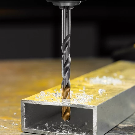 Сверло спиральное по металлу Denzel 7,5 x 109 мм, Р6М5, Golden Tip, 718238 купить в Ноябрьске