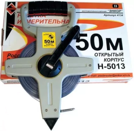 Рулетка 50м открытый корпус Энкор 4134 купить в Ноябрьске