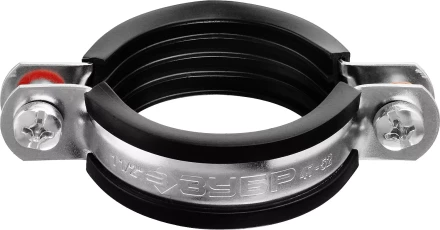 Хомут трубный с гайкой, оцинкованный, 1 1/2&quot;, 8шт, ЗУБР Мастер 37850-47-52 37850-47-52 купить в Ноябрьске