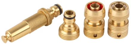 Набор RACO &quot;Profi&quot;, Наконечник, адаптер и соединители 1/2&quot;х3/4&quot;, латунь, 4 предмета 4246-55057B купить в Ноябрьске