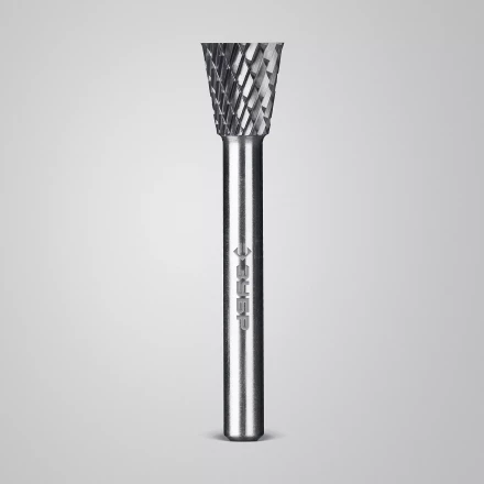 Зубр Твердосплавная борфреза N - обратный конус, 12 х 13 мм, угол 30° (28812-12-13) купить в Ноябрьске