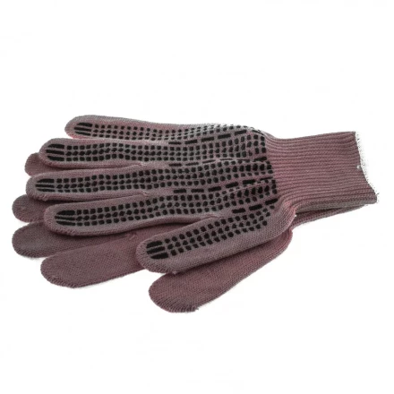 Перчатки трикотажные акрил ПВХ гель &quot;Протектор&quot; коралл оверлок Россия Сибртех 68668 купить в Ноябрьске