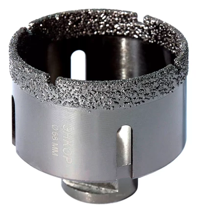 Коронка алмазная по керамограниту D 68 мм для УШМ сух. рез 48315 купить в Ноябрьске