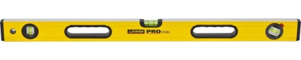 Уровень STAYER &quot;PROFI&quot; PROSTABIL профессион коробчатый, усилен, 2 фрезер поверхн, 3 ампулы (1 поворотная), ручки, 80 см 3471-080_z01 купить в Ноябрьске