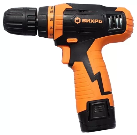 Дрель-шуруповерт аккумуляторная ВИХРЬ ДА-12Л-2К купить в Ноябрьске