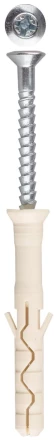 Дюбель-гвоздь ЗУБР &quot;ПРОФЕССИОНАЛ&quot; нейлоновый, потайный бортик, 6 x 60 мм, 100 шт 4-301375-06-060 купить в Ноябрьске