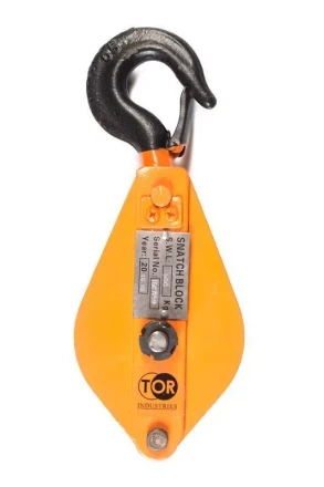 Блок монтажный однорольный с  крюком TOR HQG(L) K1-0,5 т с откидной щекой (K) 1048146 купить в Ноябрьске