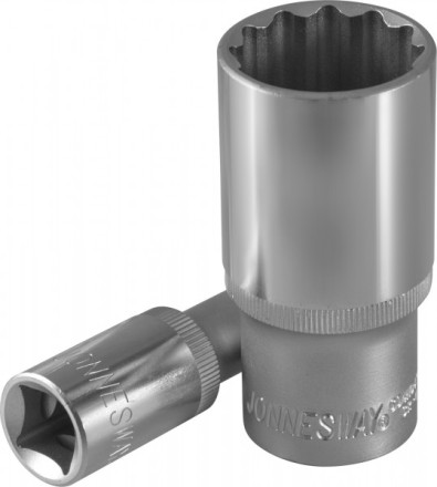 Головка торцевая удлиненная 12-гранная 1/2&quot; М19  S04НD4719 Jonnesway 49068 купить в Ноябрьске