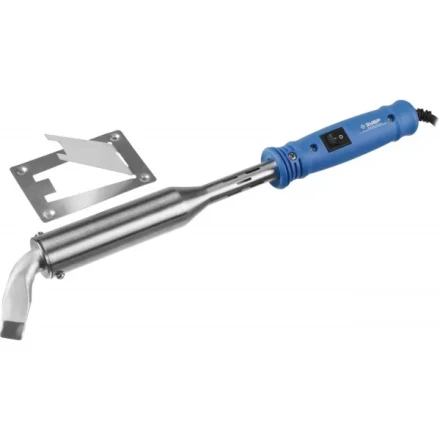 Паяльник ЗУБР &quot;ПРОФЕССИОНАЛ&quot;, с выключателем, пластмассовой рукояткой и долговечным жалом, 300Вт, клин 55301-300 купить в Ноябрьске