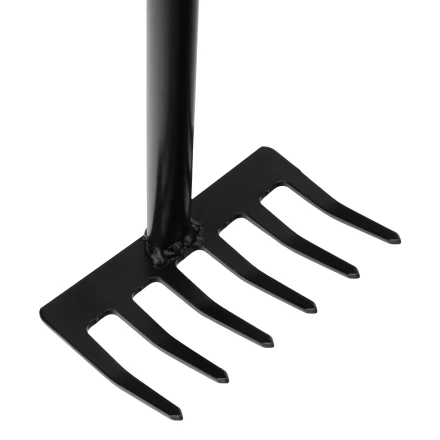 Грабли 6-зубые Palisad, 110х300 мм, стальные, обрезиненная эргономичная рукоятка, LSR1, 62061 купить в Ноябрьске