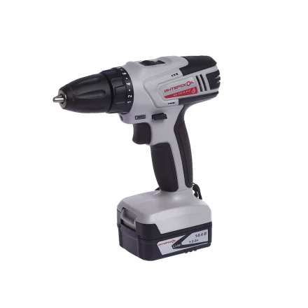 Аккумуляторная дрель-шуруповерт ИНТЕРСКОЛ ДА-10/14,4Л2 Li-ion АПИ 2х1.5Ач купить в Ноябрьске