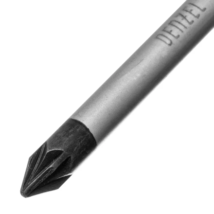 Отвертка, PZ1x75 мм, S2, 3к рукоятка Denzel 122057 купить в Ноябрьске