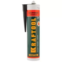 Герметик KRAFTOOL KRAFTFLEX FR150 силикатный огнеупорный "+1500 С", жаростойкий, черный, 300мл 41260-4_G