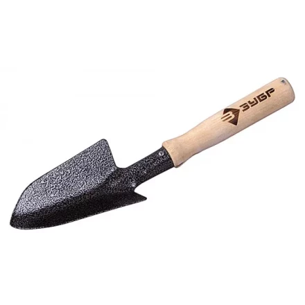 Совок ЗУБР садовый широкий с деревянной ручкой 4-39603 купить в Ноябрьске