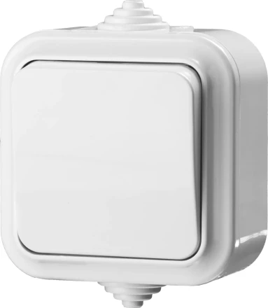 Выключатель STAYER &quot;MASTER&quot; &quot;MAXIMA&quot; одноклавишный, IP54, 6А, 220В 54301-W купить в Ноябрьске