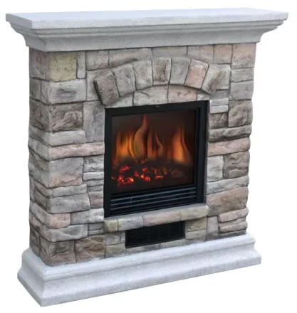 Электрокамин-камин электрический каминокомплект ELECTROLUX EFP/S 2018SBS светлый камень купить в Ноябрьске