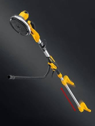 STEHER d225 мм, 500 Вт, подсветка, бесщеточная шлифовальная машина для стен (жираф), кейс (DWB-500) купить в Ноябрьске