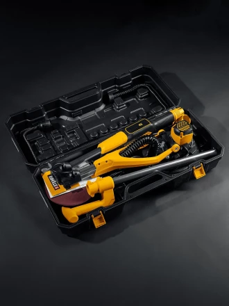 STEHER d225 мм, 500 Вт, подсветка, бесщеточная шлифовальная машина для стен (жираф), кейс (DWB-500) купить в Ноябрьске