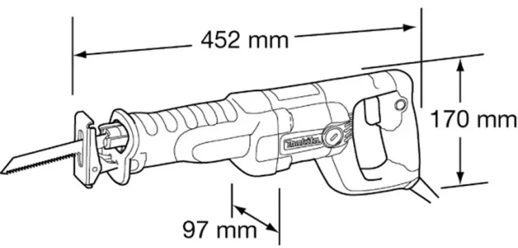 Пила сабельная Makita JR3050T купить в Ноябрьске