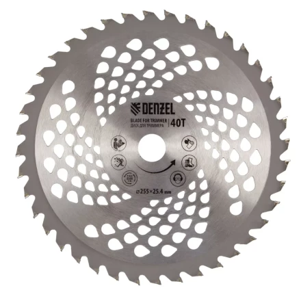 Триммер бензиновый DTL-33S, 33 см3, разъемная штанга, состоит из 2 частей Denzel 96262 купить в Ноябрьске