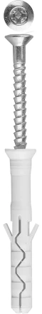 Дюбель-гвоздь ЗУБР &quot;ПРОФЕССИОНАЛ&quot; нейлоновый, потайный бортик, 8 x 100 мм, 50 шт 4-301375-08-100 купить в Ноябрьске